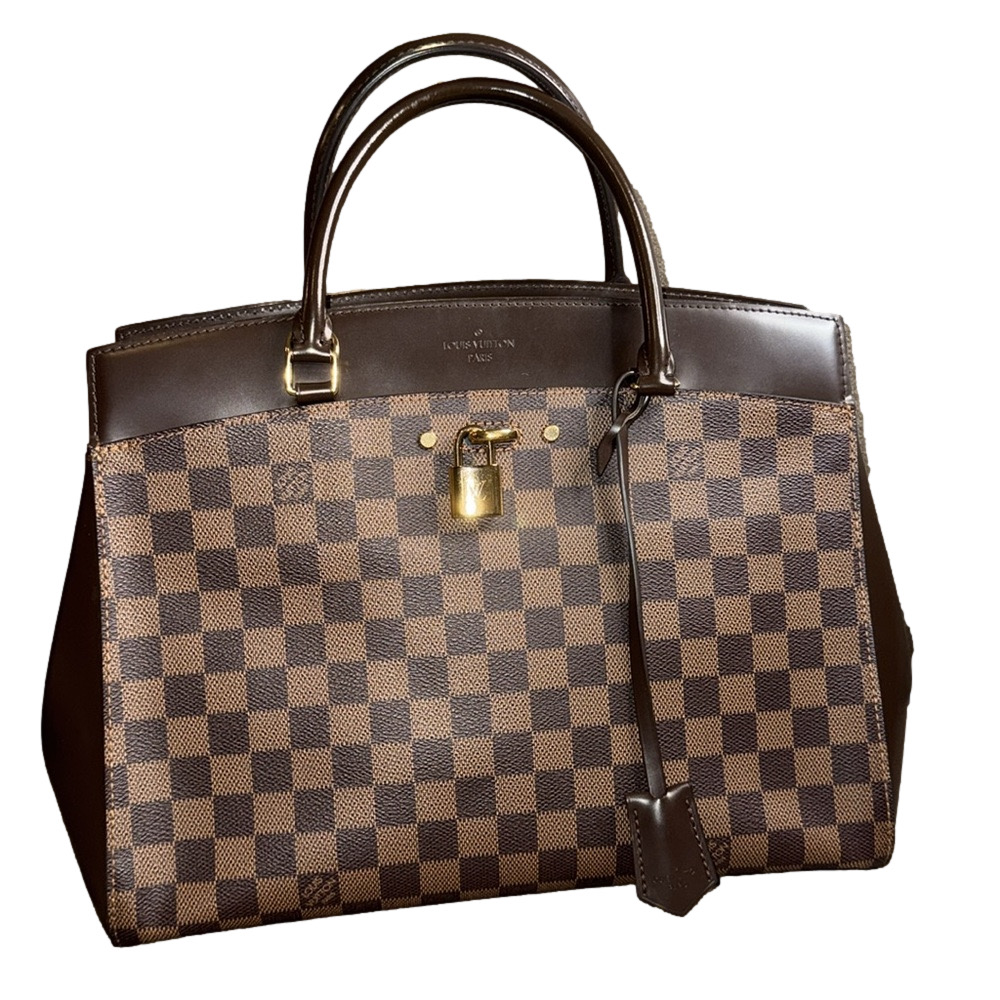 Louis Vuitton Rivoli Damier Ebene Satchel |Lock & Key |COA